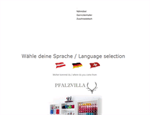 Tablet Screenshot of pfalzvilla.de